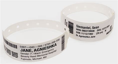 Medical Hospital Wristbands - Hand Prop Room