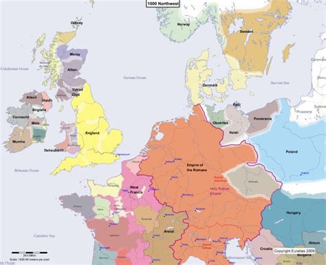 Euratlas Periodis Web - Map of Europe 1000 Northwest