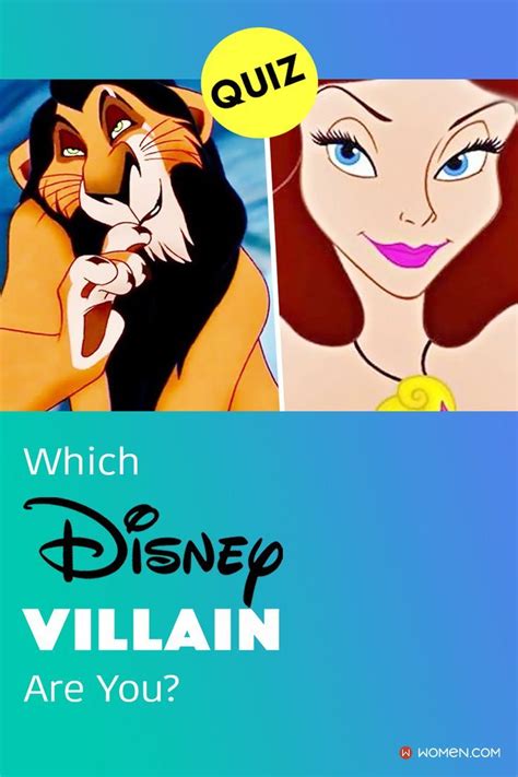 Disney quiz which villain are you – Artofit