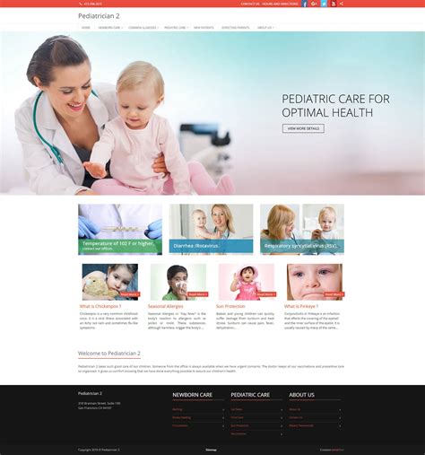 Pediatrician Website In 15 Minutes - izmoweb.com