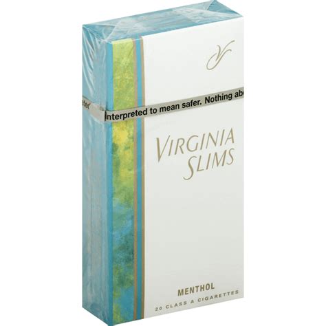 Virginia Slims Cigarettes, Class A, Menthol | Cigarettes | Foodtown