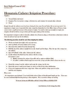 Hematuria Catheter Irrigation Procedure / hematuria-catheter-irrigation-procedure.pdf / PDF4PRO