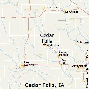 Best Places to Live in Cedar Falls, Iowa