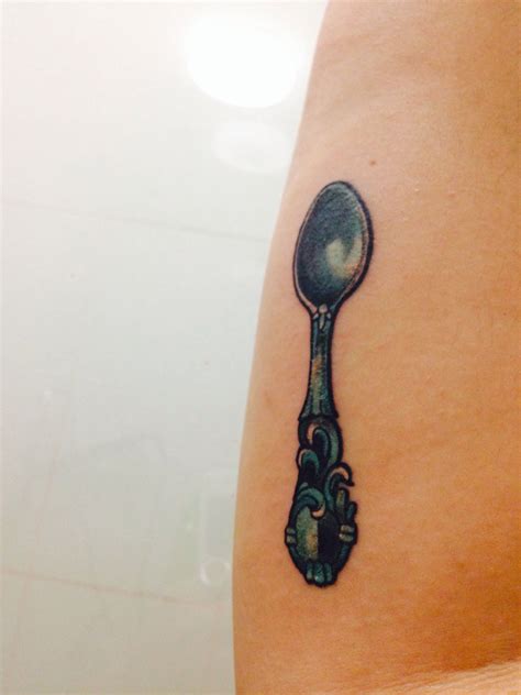 Spoon tattoo // chef ️