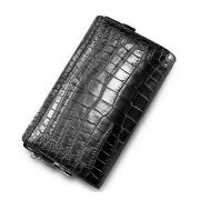 Large Genuine Alligator Wallet, Men’s Alligator Clutch Wallet