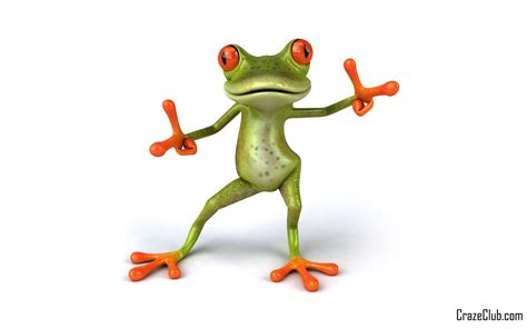 Enjoy: Crazy Frog in different Actions