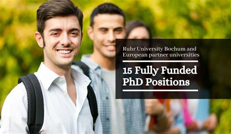 15 Fully Funded PhD Positions for Early Stage Researchers in Europe