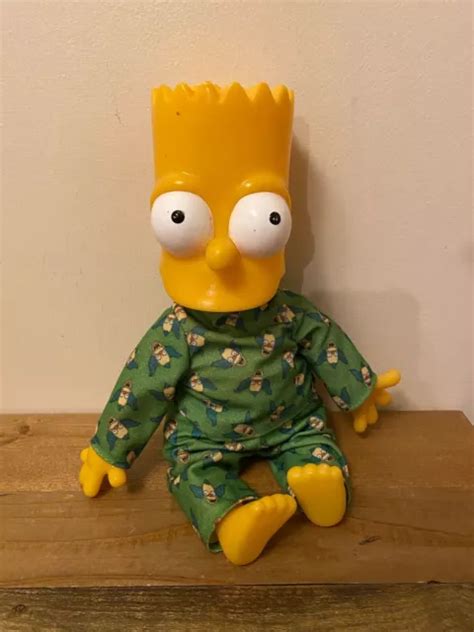 THE SIMPSONS BART Simpson In Krusty The Clown Pyjamas Doll Figure 2002 £25.00 - PicClick UK