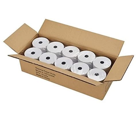 Realon all credit swipe card machine paper roll thermal 57 mm 20 meter (set of 20 rolls ...