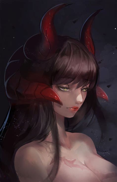 Hanh chu new canvas2 | Demon girl, Anime art, Fantasy girl