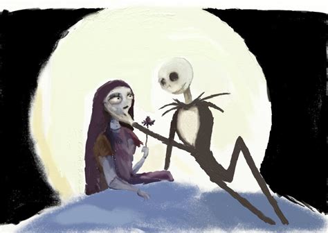 Nightmare Before Christmas: Jack and Sally by TooArtsy on DeviantArt