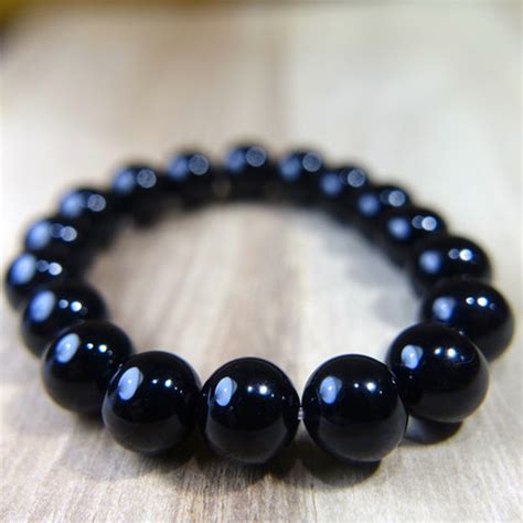 BLACK OBSIDIAN Bracelet - The Mala Tree