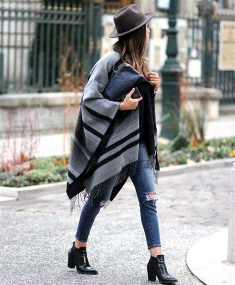 How to wear Ankle Boots Outfit in Style? (45 Ideas) - Latest Fashion Trends | Fashion, Poncho ...