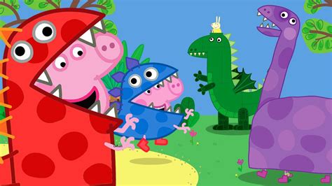 George's Dress Up Dinosaur Party! 🦕 | Peppa Pig Official Full Episodes ...