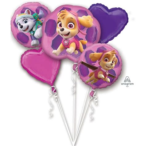 Paw Patrol Foil Balloon Bouquet 5 Pieces | BIG W