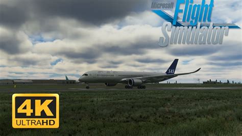 Microsoft Flight Simulator 2020 *NEW A350-900!!!* 4K ULTRA GRAPHICS TAKEOFF FROM COPENHAGEN # ...