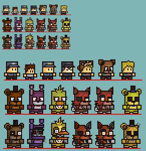 Fnaf 2 pixel art - Pixel Art