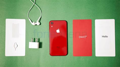 Apple iPhone XR Red Edition Unboxing and Photo Gallery