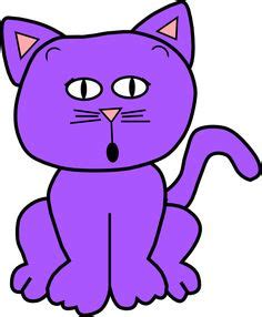 Purple Cat - ClipArt Best