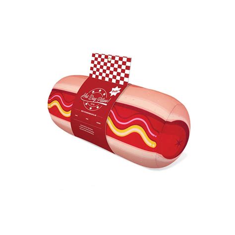 Hot Dog Pillow | This pillow really cuts the mustard!