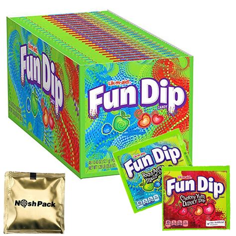 Buy Fun Dip Candy Sticks 2 Flavor Bulk Pack, (48 Pack) Online at desertcartEGYPT