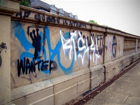 Riverside wall graffiti | Some topical graffiti around the r… | Flickr