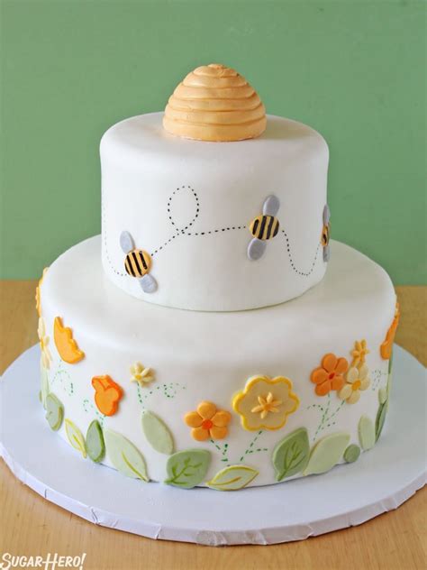 Bumblebee Cake - Lemon Layer Cake with Lemon Buttercream