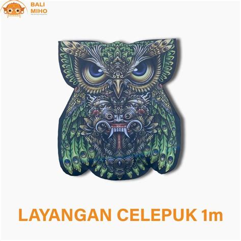 Jual Layangan Celepuk 1 Meter - Layangan Owl Kain Layangan Bali ...