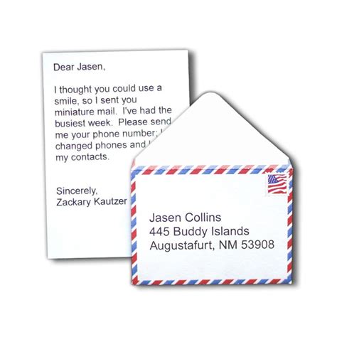 Mailing Letter Template