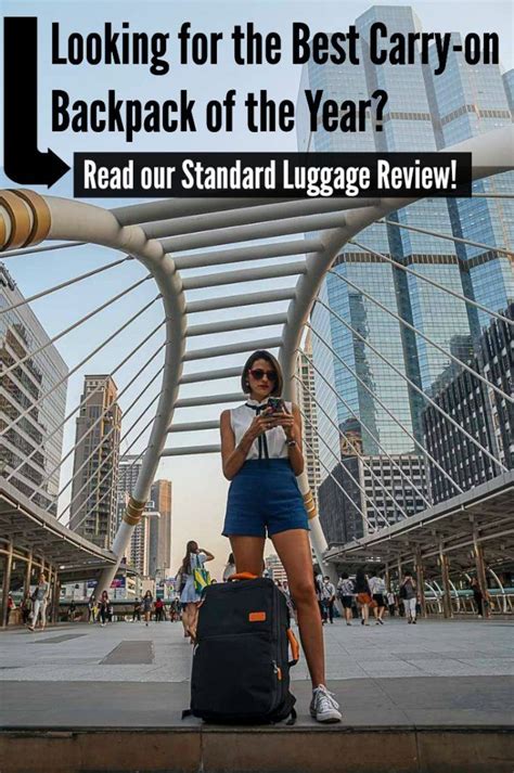 The best carry-on backpack to buy in 2023: Standard Luggage Review