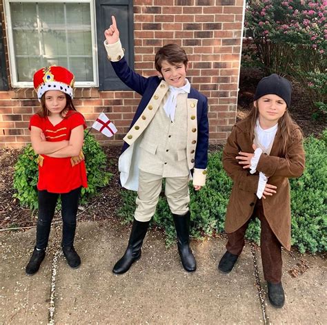 King George, Hamilton, and Hercules Mulligan | Hamilton Halloween Costume Inspiration For Kids ...