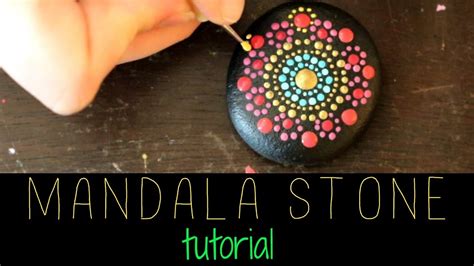 MANDALA STONE TUTORIAL | Rock Painting 101 - YouTube