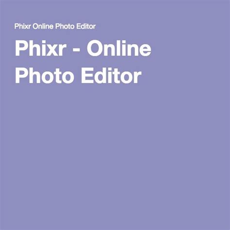 Phixr Online Photo Editor | Online photo editor, Photo editor, Photo editor free