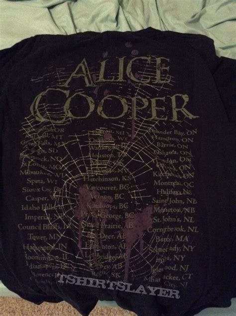 Alice Cooper Along Came a Spider tour tshirt | TShirtSlayer TShirt and ...