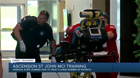 Ascension St. John hospital staff in Owasso go through MCI training