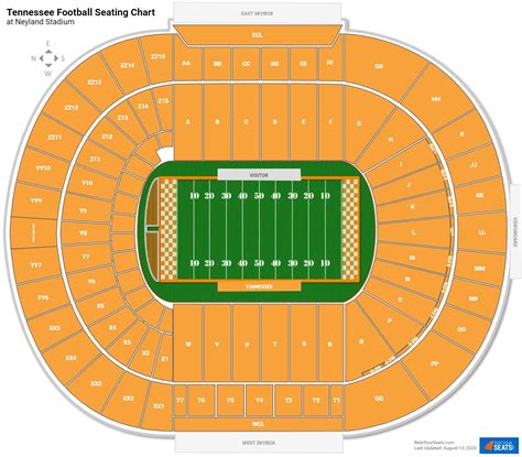 University Of Tennessee Football Stadium Seating Map | Brokeasshome.com