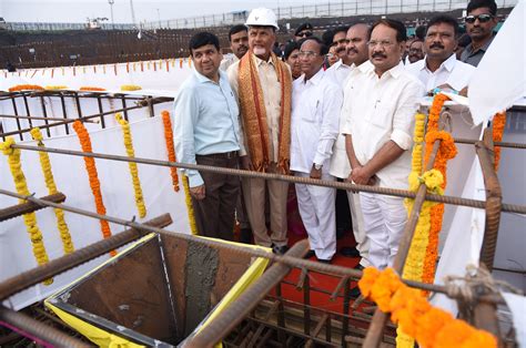 Chandrababu Naidu lays foundation stone for secretariat towers in ...