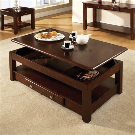 Steve Silver Nelson Lift Top Coffee Table in Cherry - NL300CLC