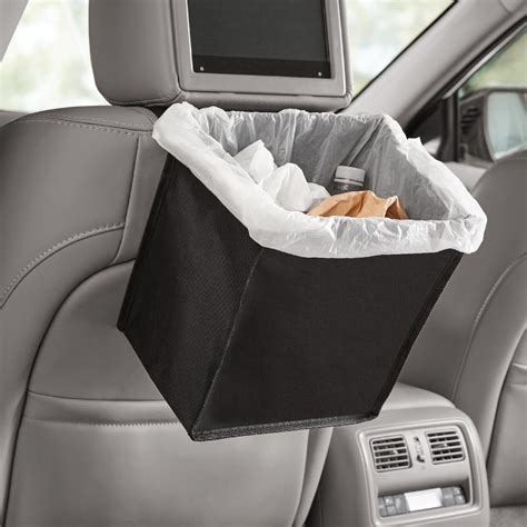 Auto Drive Black Car Seat Trash Bag Fits Most Vehicles Size: 7" x 9.5" x 11" - Walmart.com ...