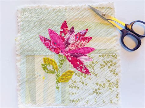 Slow Stitching Flowers – Carina's Craftblog