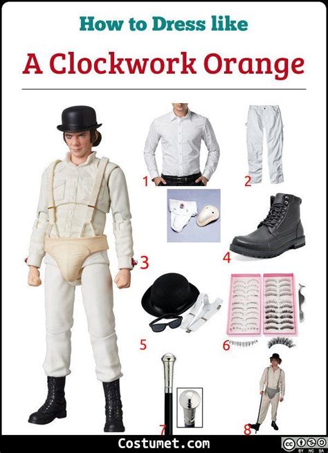 Alex Delarge/Droog (A Clockwork Orange) Costume for Cosplay & Halloween | Clockwork orange ...