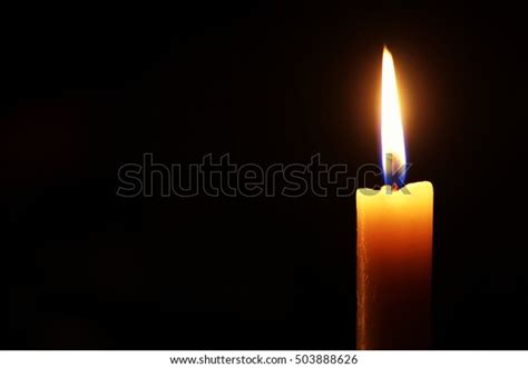 Candle Flame Isolated On Black Stock Photo 503888626 | Shutterstock