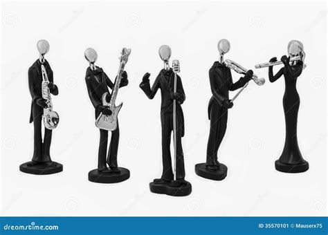 Music Band Action Figures Stock Image - Image: 35570101