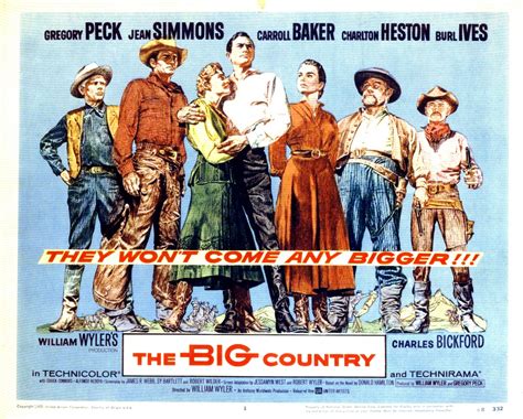 MOVIE POSTERS: THE BIG COUNTRY (1958)