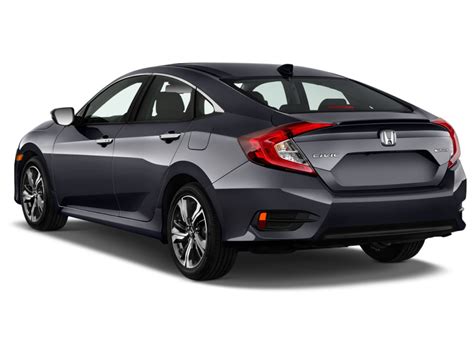 Image: 2017 Honda Civic Touring CVT Angular Rear Exterior View, size: 1024 x 768, type: gif ...