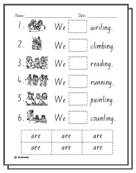 We Are At School -Student Activity Sheets - Studyladder Interactive Learning Games