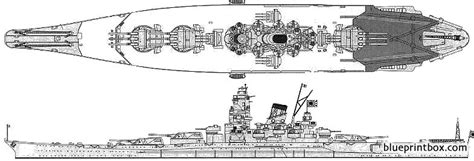 ijn yamato battleship - BlueprintBox.com - Free Plans and Blueprints of ...