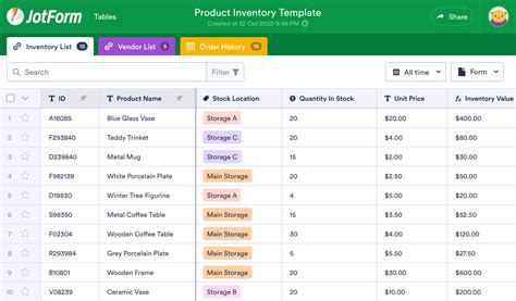 How to make an inventory spreadsheet in 5 easy steps The JotForm Blog