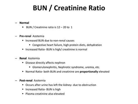 What Is The BUN/Creatinine Ratio?, 60% OFF