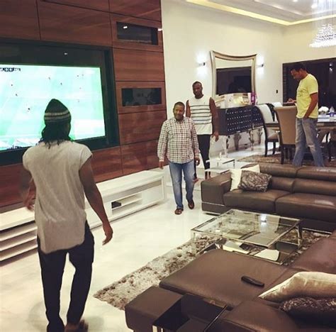 Aliko Dangote Visits Psquare in their Multi-million Naira New Mansion ...